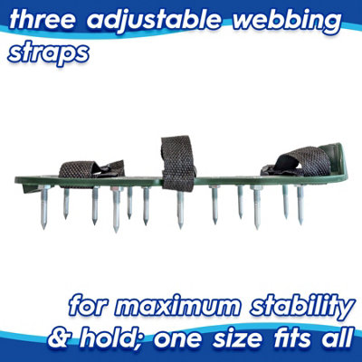 Garden Lawn Aerator Shoes with Hook & Loop Straps