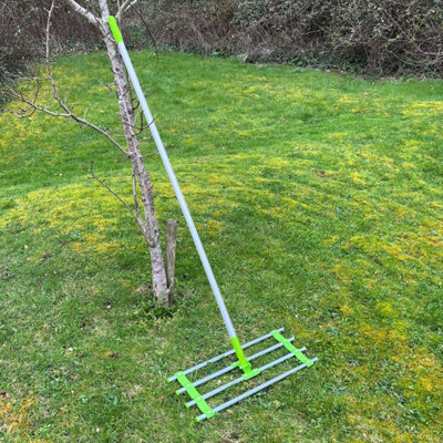 Garden Lawn Levelling Rake with Long Handle