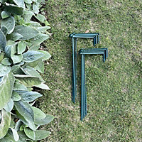 Garden Linked Metal Plant Support for Herbaceous Plants 50cm x 20cm (Pack of 10)