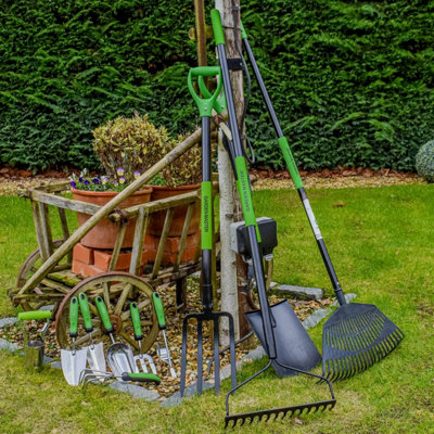 Garden Master 11 Piece Complete Tool Set - Heavy Duty Carbon Steel ...