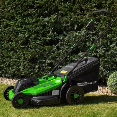 Garden Master 40V Cordless Lawn Mower - 43cm cutting width - Twin 4ah ...