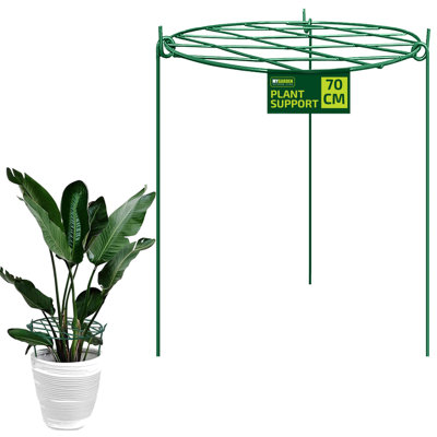 Garden Metal Plant Support 70 CM Freestanding Garden Plant Cage ...