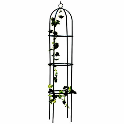 Garden Obelisk Outdoor Rose Tree Climbing Plant Frame Stand Support ...