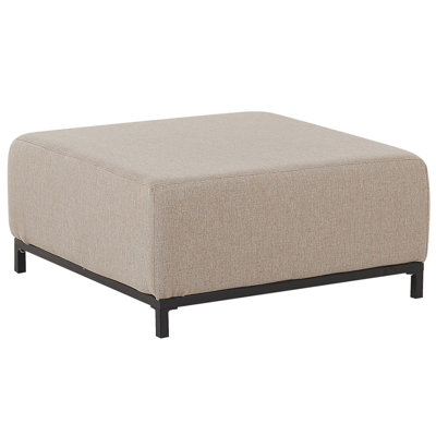 Garden Ottoman Beige with Black ROVIGO