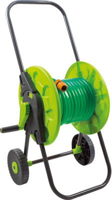 Garden Outdoor 30M Hose Pipe Hose Cart Trolley with Wheels & Accessory Kit