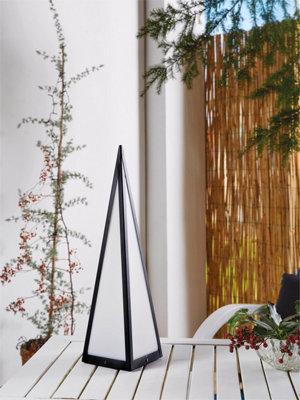 Garden Outdoor Battery Powered Pyramid Lamp Light- 60cm