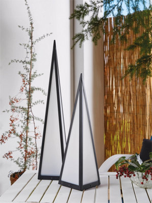 Garden Outdoor Battery Powered Pyramid Lamp Light- 60cm - 3