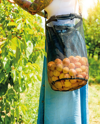 Garden Outdoor Fruit Vegatable Wash Mesh Lightweight Harvest Farming Picking Bag