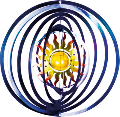 Garden Outdoor Hanging Sun Wind Spinner Decoration