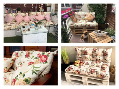 Cream garden cushions hotsell