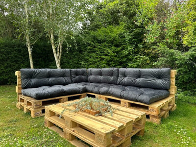 Garden pallet online cushions