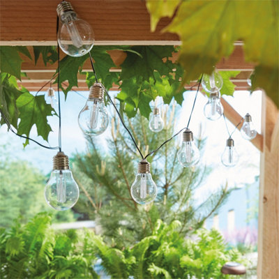 Garden Outdoor Solar Powered String Fairy Light with 15 LEDs