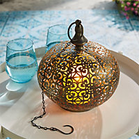 Garden Outdoor USB Rechargeable LED Oriental Hanging Lamp Light