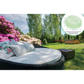 Garden Outdoor Water Resistant Day Bed Lounger Sofa Chair Cover Protector