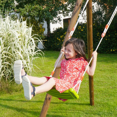 Childrens garden swing bench clearance