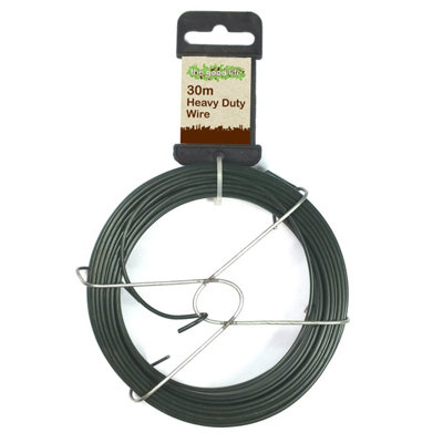 GARDEN PVC COATED WIRE HEAVY DUTY 30M X 1MM