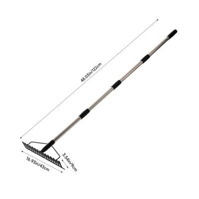 Garden Rake with 17 Prongs 122cm
