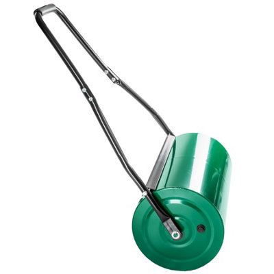 Garden Roller, for lawn levelling - green