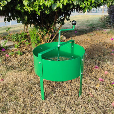 Garden Rotary Soil Sifter Compost Sieve Large 18 Litre Earth Riddle Screener