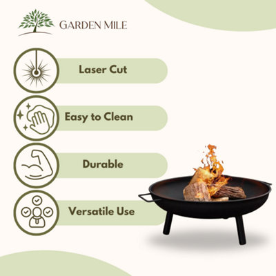 Garden Round Fire Pit Bowl 22'' - 5