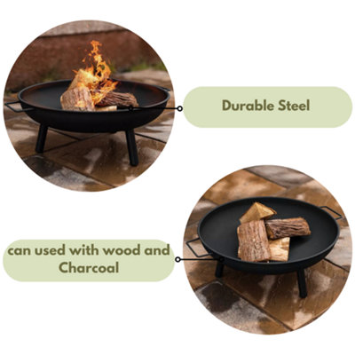 Garden Round Fire Pit Bowl 22'' - 6