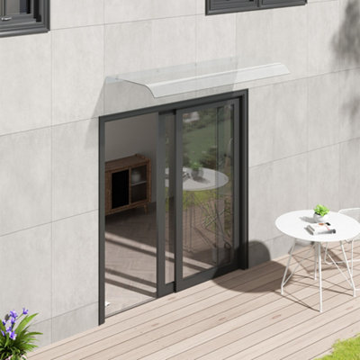 Garden Sanctuary Window Porch and Door Awning Rain Screen Front Door ...