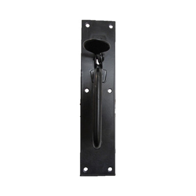 Garden Side Gate Fixing Kit 3x 18" T Hinges Suffolk Latch Brenton Bolt Set BLACK
