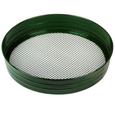 Garden Sieve Soil Sieve Metal Large Riddle Garden Riddle - Ideal Gardening Tool, Soil Sifter and Compost Filter 6mm 1/4 I