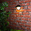 Garden Solar Powered Light with 2 Warm White LEDs Ideal for on Walls and Fences