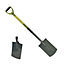 Garden Spade with solid forged carbon steel spade head with Steel Handle coated in PCV with Re enforced shaft (FREE DELIVERY)