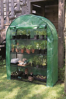 Garden Store Direct 4 Tier Extra Wide Arc With Heavy Duty Cover - Green