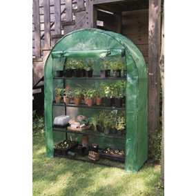 Garden Store Direct 4 Tier Extra Wide Arc With Heavy Duty Cover - Green