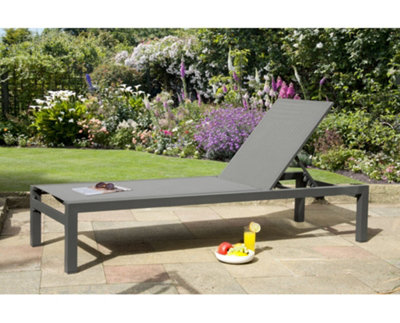 Garden Store Direct Aluminium Sydney Sun Lounger - 6