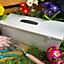 Garden Store Direct Cathedral Tool Box - Silver
