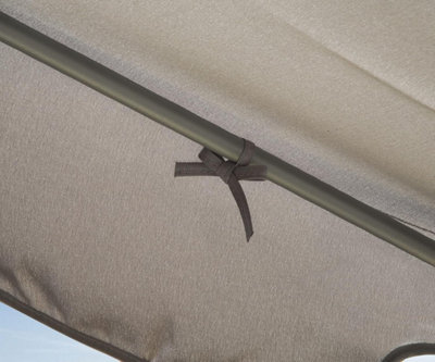 Garden Store Direct Heavy Duty Sophia 3 Seat Charcoal Grey Canopy Swing Chair