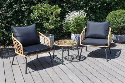 Garden Store Direct Juliet Wicker Rattan Outdoor Balcony Set