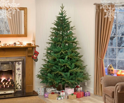 Garden Store Direct Lapland Fir Green Artificial Christmas Tree 7ft