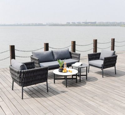 Garden Store Direct Lyss Rope Lounge Set of 5