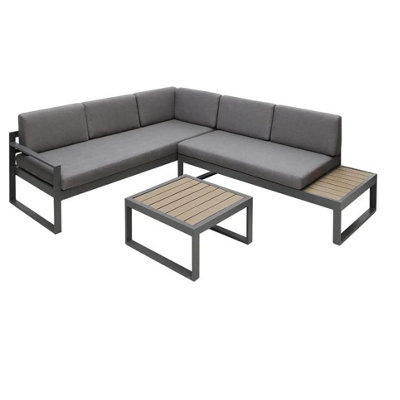 Garden Store Direct Maia Aluminium L Shape Lounge Set - Left Hand Facing