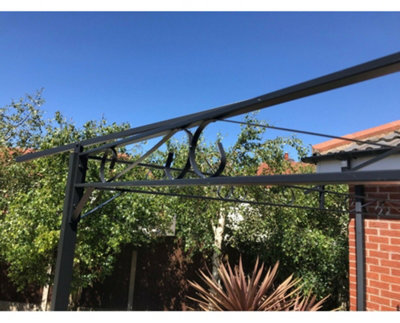 Garden Store Direct Malaga Gazebo Party Shelter 3m x 3m in Ecru - 3