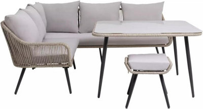 Garden Store Direct Malta Corner Dining Set - 3