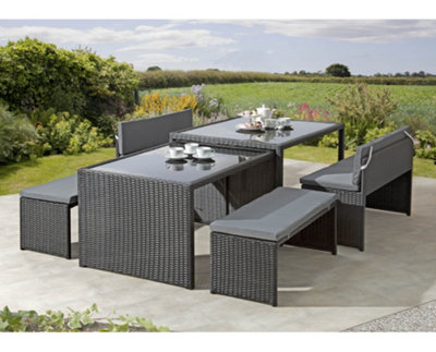 6 piece deals garden patio set