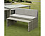 Garden Store Direct Melbourne Space Saving 6 Piece Garden Furniture Set - Grey