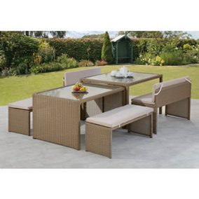 12 seater deals rattan dining set