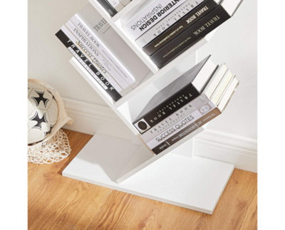 Garden Store Direct Modern 8 Tier White Wooden Bookshelf - 4