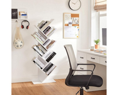 Garden Store Direct Modern 8 Tier White Wooden Bookshelf - 7