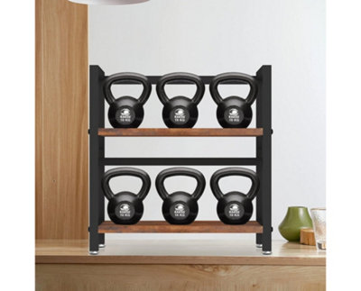 Garden Store Direct Rustic 2 Tier Kitchen Cupboard Organiser - 5