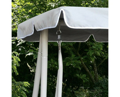 Garden Store Direct Somerset 3 Seat Garden Swing Bed in Grey - 5