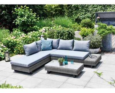 Rattan direct deals corner sofa