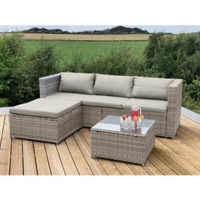 Rattan corner sofa b&q outlet